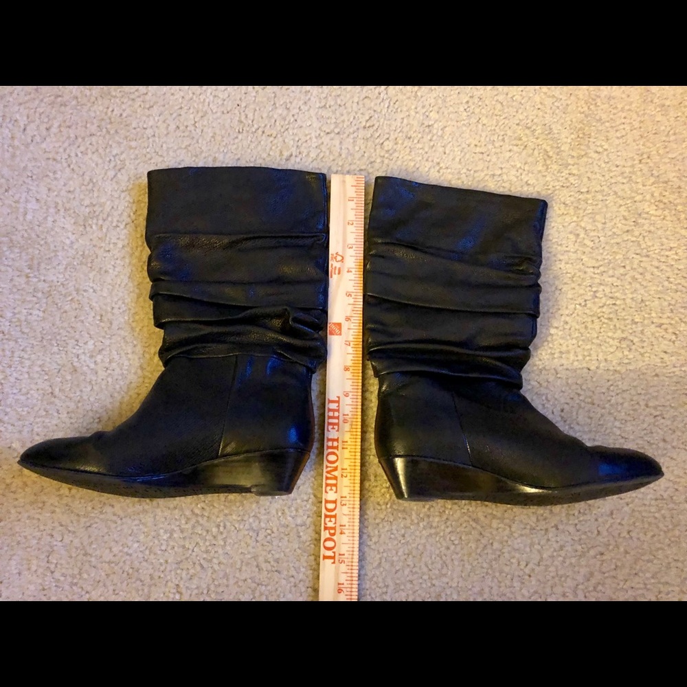 Banana Republic sz 7 genuine leather black boots